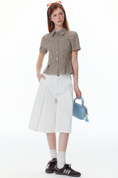 Summer Encounter Pink Check Shirt