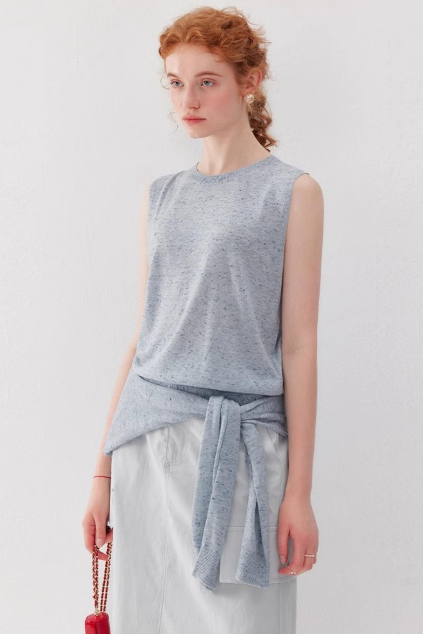 Linen UV Protection Knit Set-Up