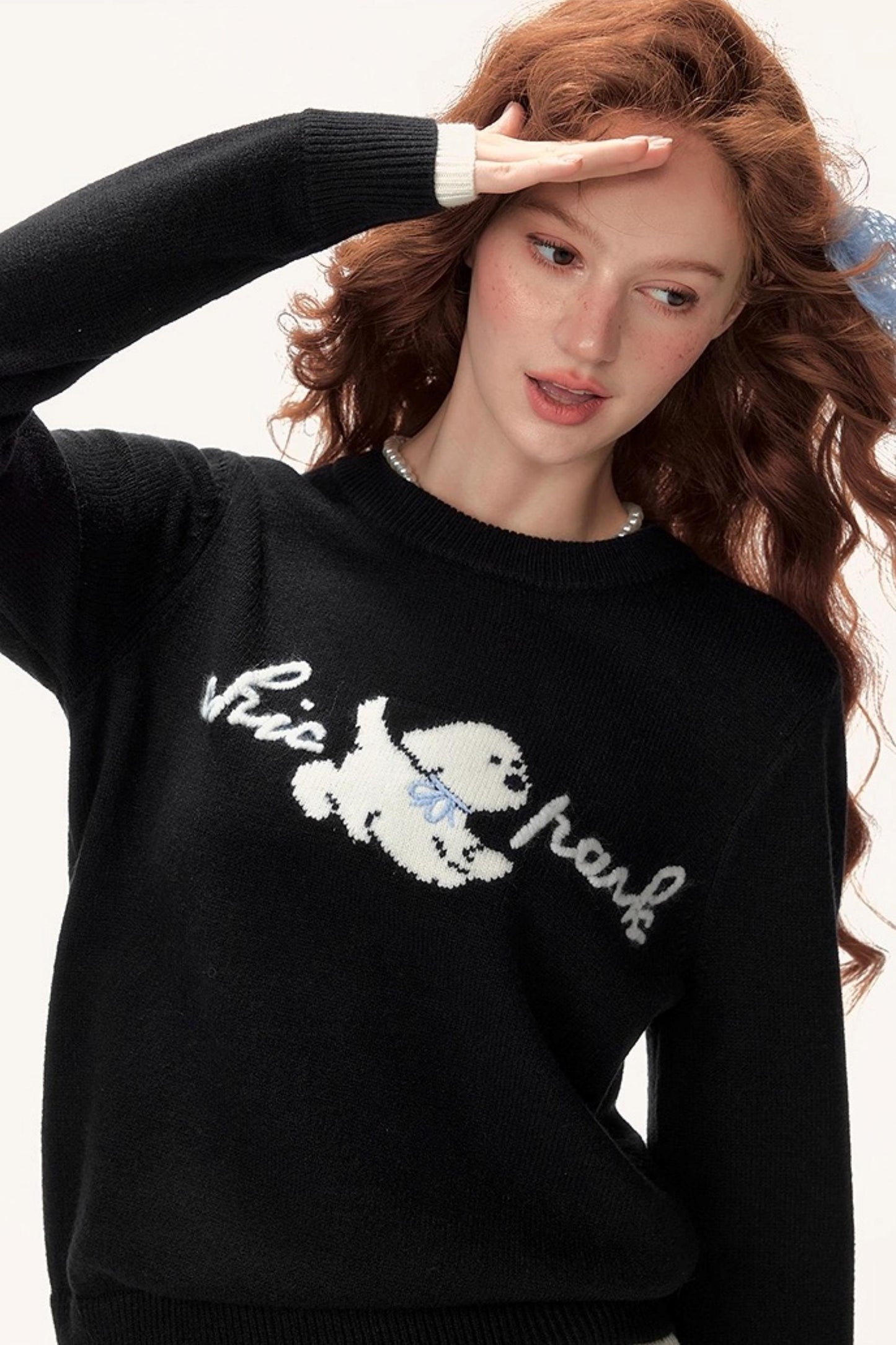 Winter Sweet Knit Sweater Girl