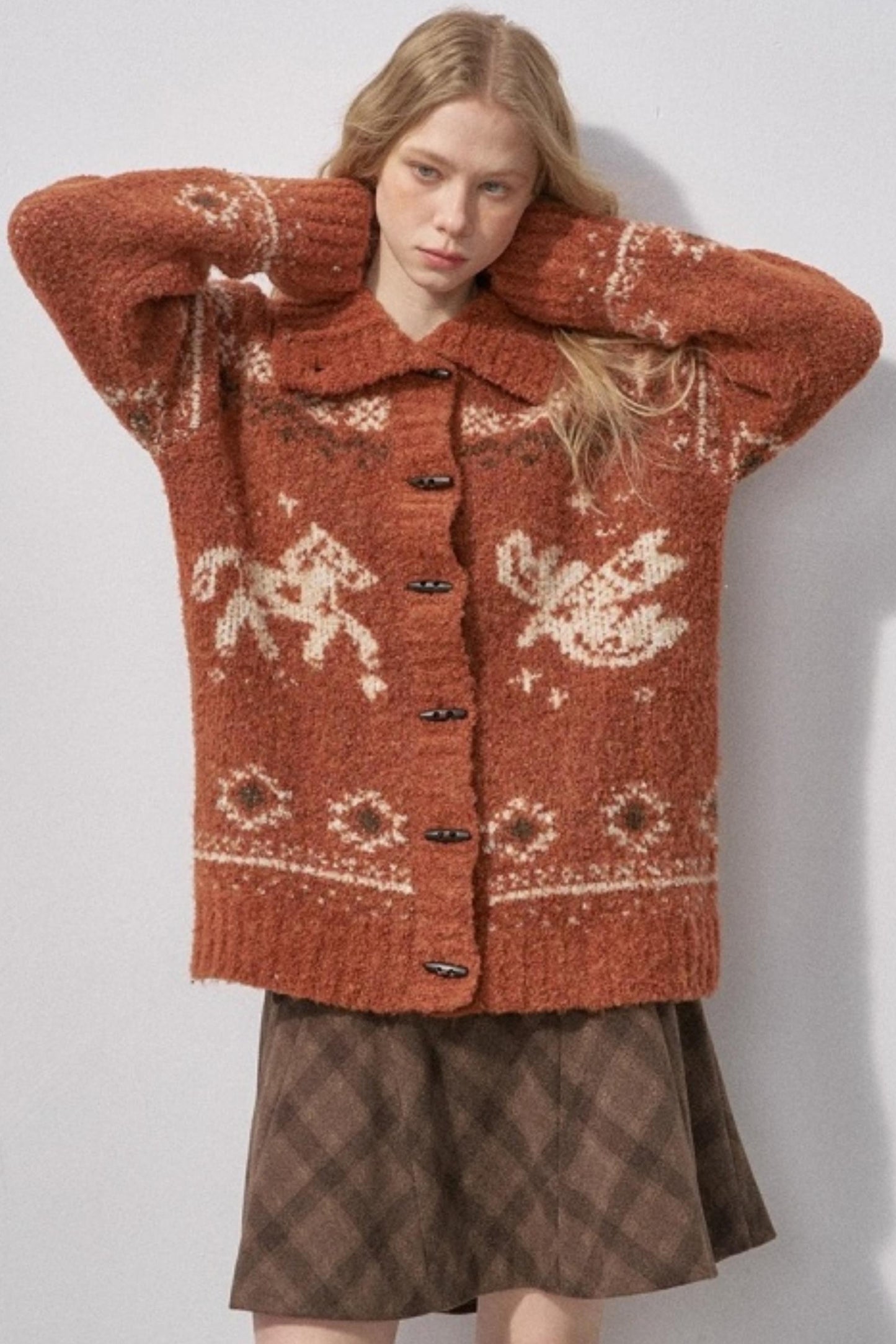 Bird and Pony Knit Cardigan