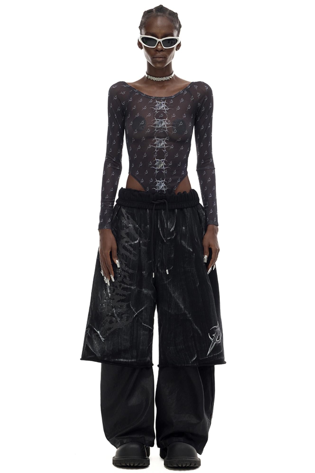 Moon Low Waist Straight Leg Pants