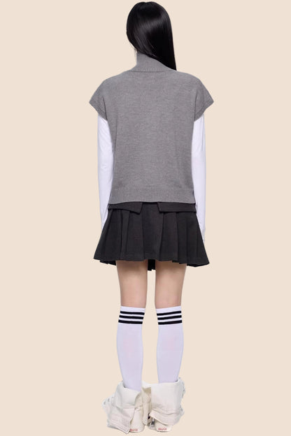 Hochintelligente Wollstrickjacke