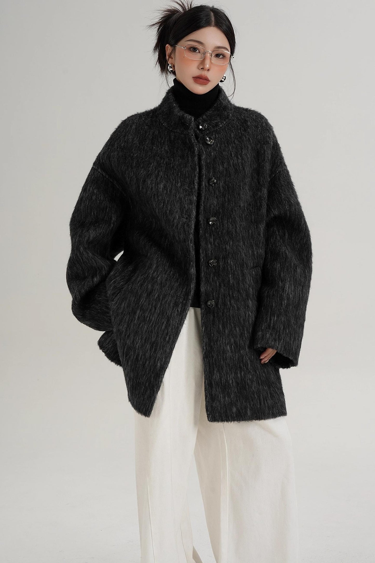 Elegant reversible Wool Coat