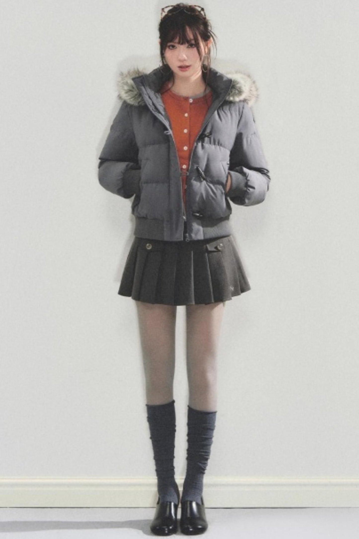 Retro Cotton Fur Collar Jacket