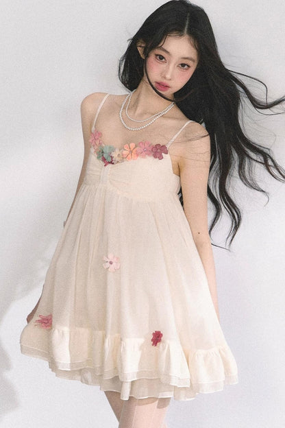 Floral Strap Resort Style Summer Dress