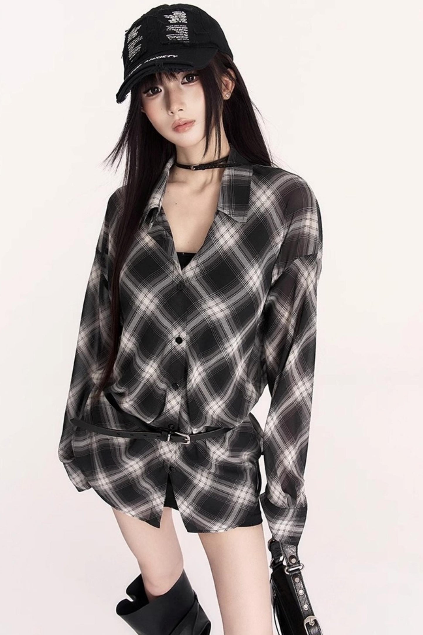 Retro Lightweight Plaid Shirt