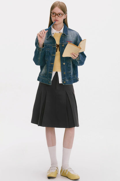 Vintage Washed Denim Jacket