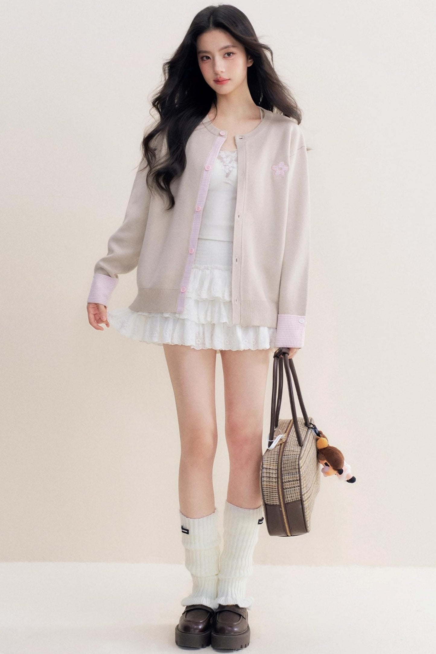 Romantic Patchwork Sweater Cardigan