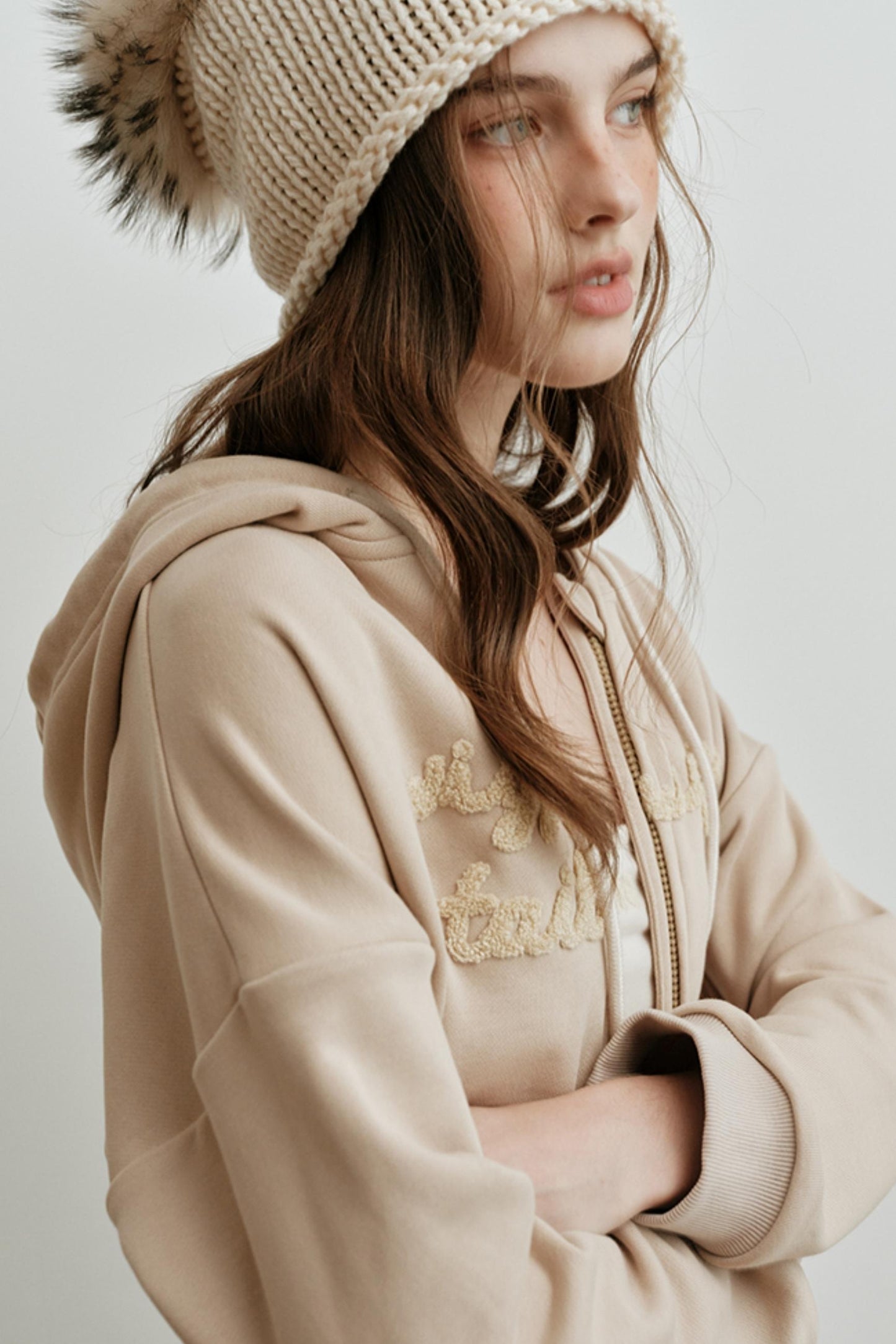 Embroidered High-Density Hooded Jacket