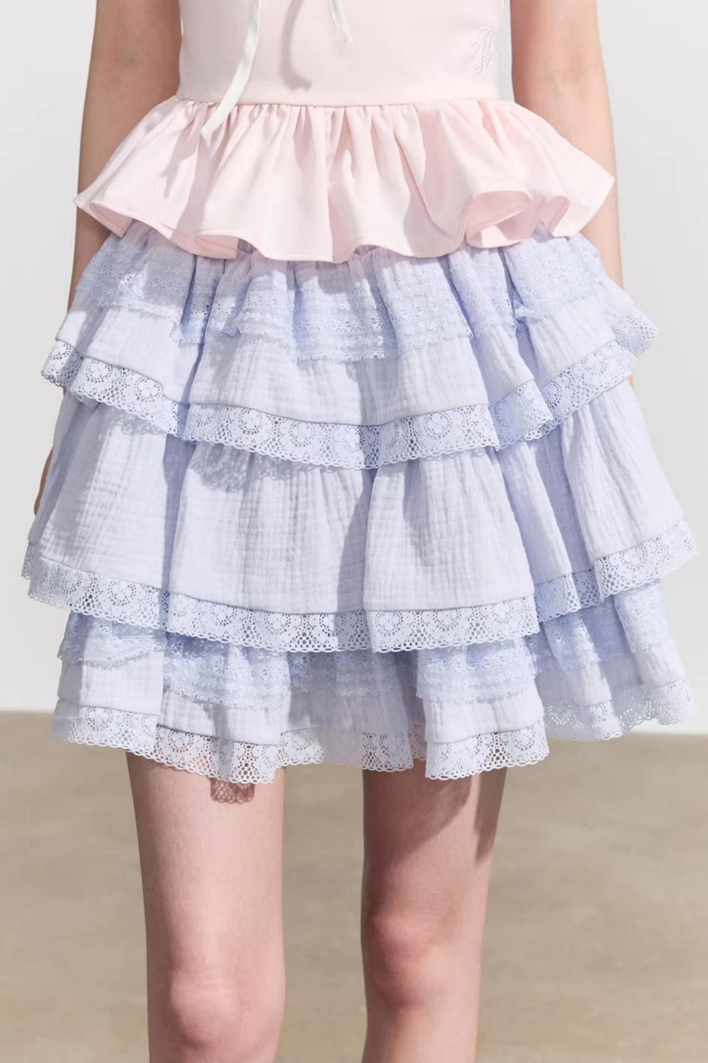 Retro High-Waisted Denim Mini Skirt