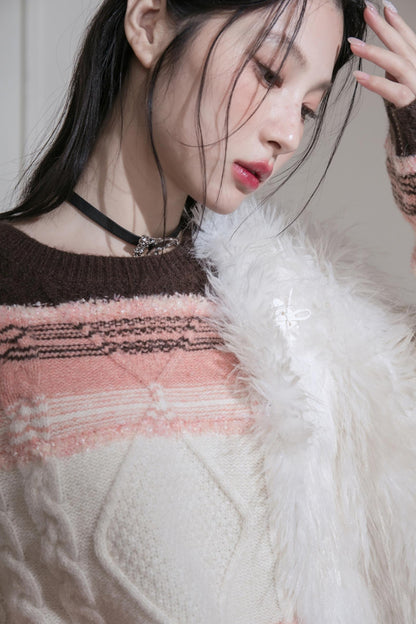 Cedar Milk Eco-Friendly Fur Vest