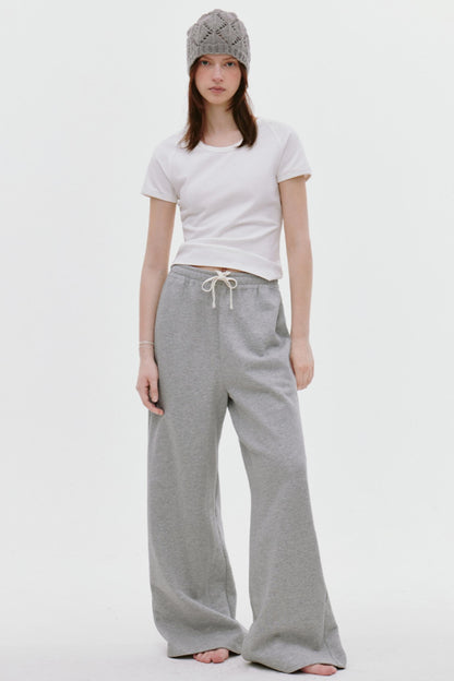 Sporty Split-Leg Pants