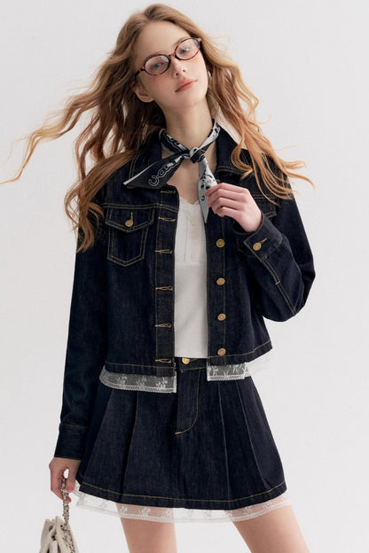 Lazy Romantic Denim Jacket Set-Up