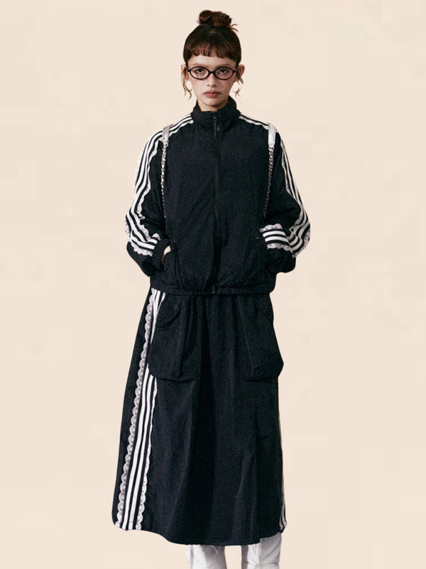 American Retro Three-Bar Sportswear Set-up