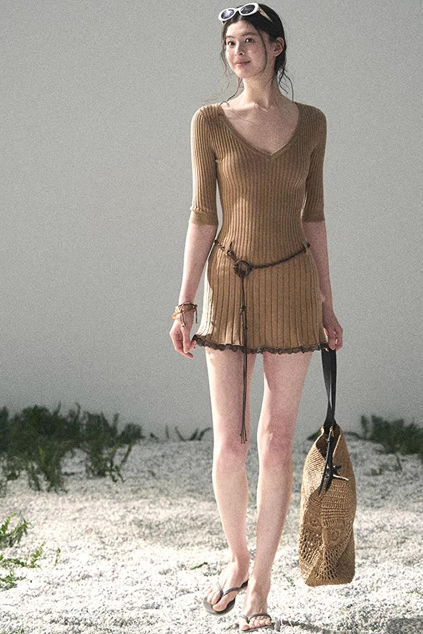 Amber Memories Knit Dress Set