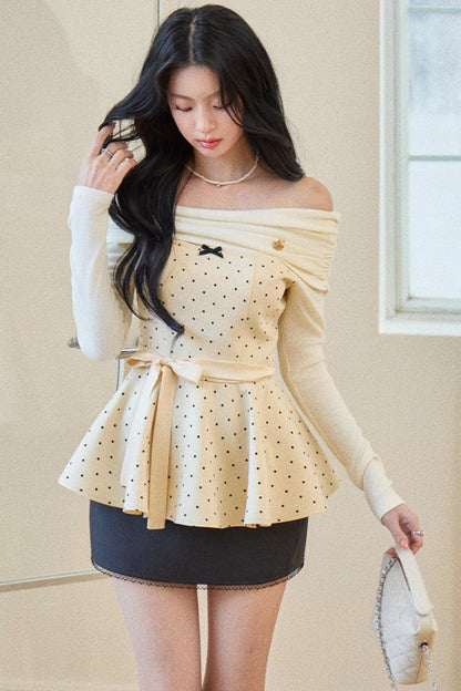 Off-Shoulder Two-Piece Set-Up