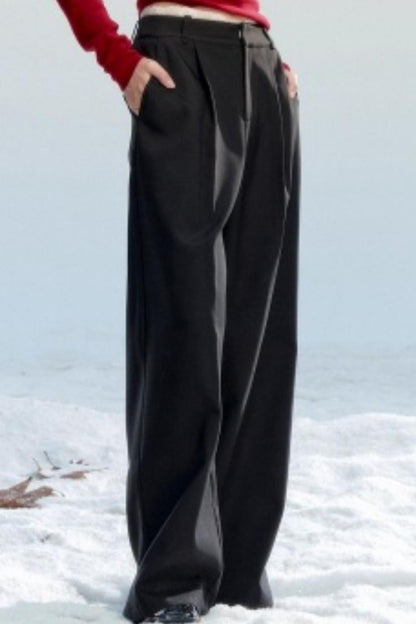 Korean Design Wide-Leg Pants