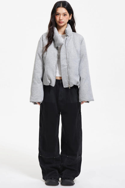 Gray White Duck Down Jacket