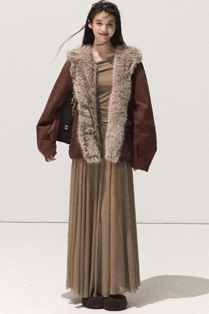 Soft Mist Shoulder Dress