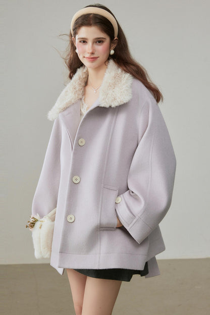 Winter Silhouette Woolen Coat