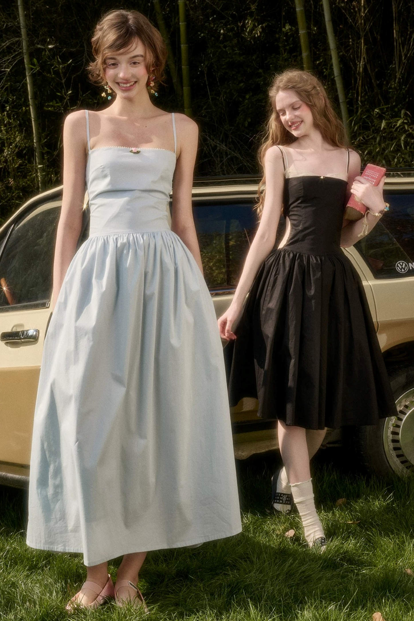 Babyblaues Baumwoll-Feenkleid