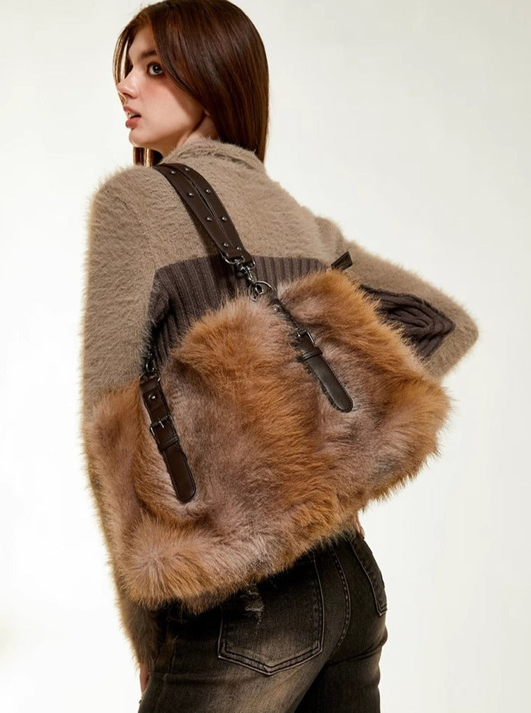 American Vintage Fur Plush Bag