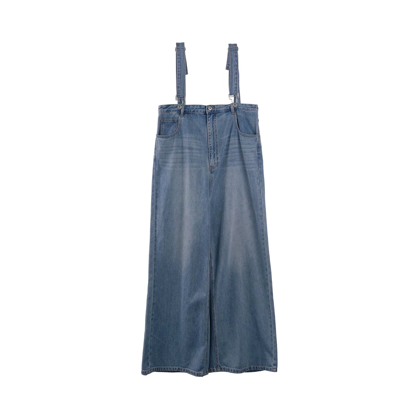 Retro Blue Denim Jumpsuit