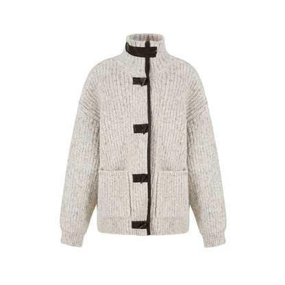 Variegated Wool Knit Jacket