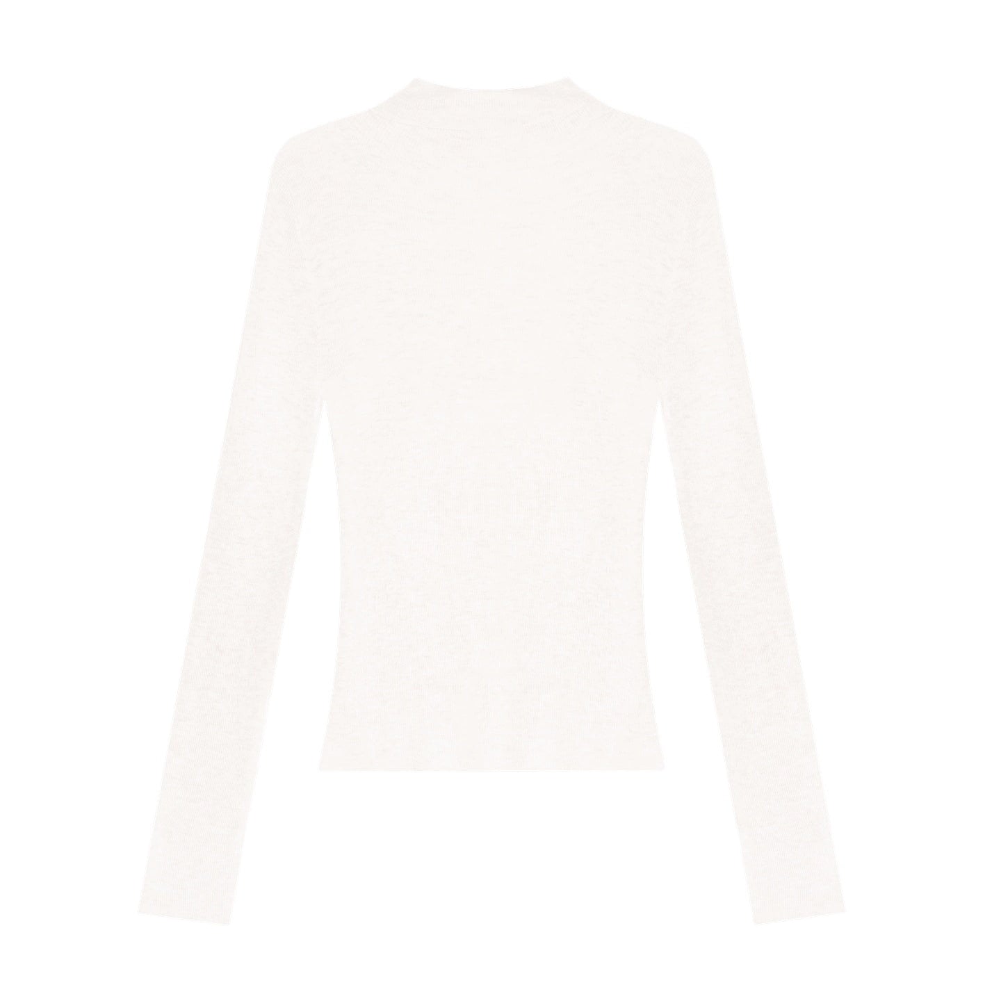 Wool-Blend Turtleneck Top