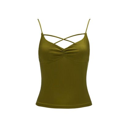 Sleek Cross-Strap Tank Top