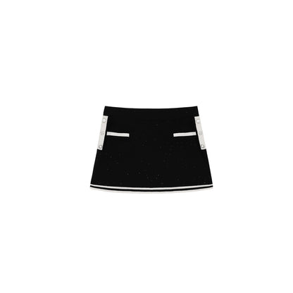 Hot Girl Slim Knitted Hip Skirt