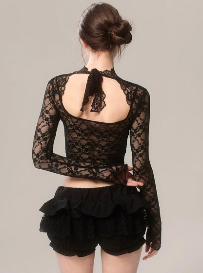 Sultry Off-Shoulder Lace Top