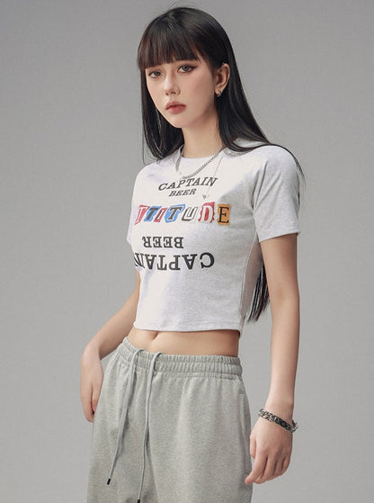 American Retro Slim Street Short T-Shirt