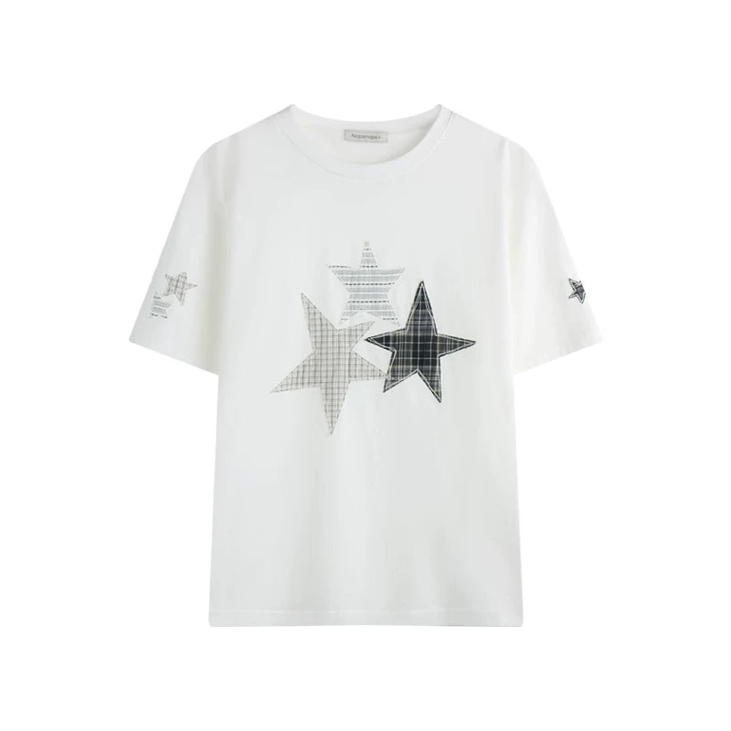 Star Patch Embroidered T-Shirt