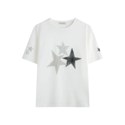 Star Patch Embroidered T-Shirt