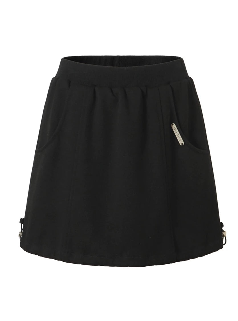 Micro A Versatile Drawstring Skirt