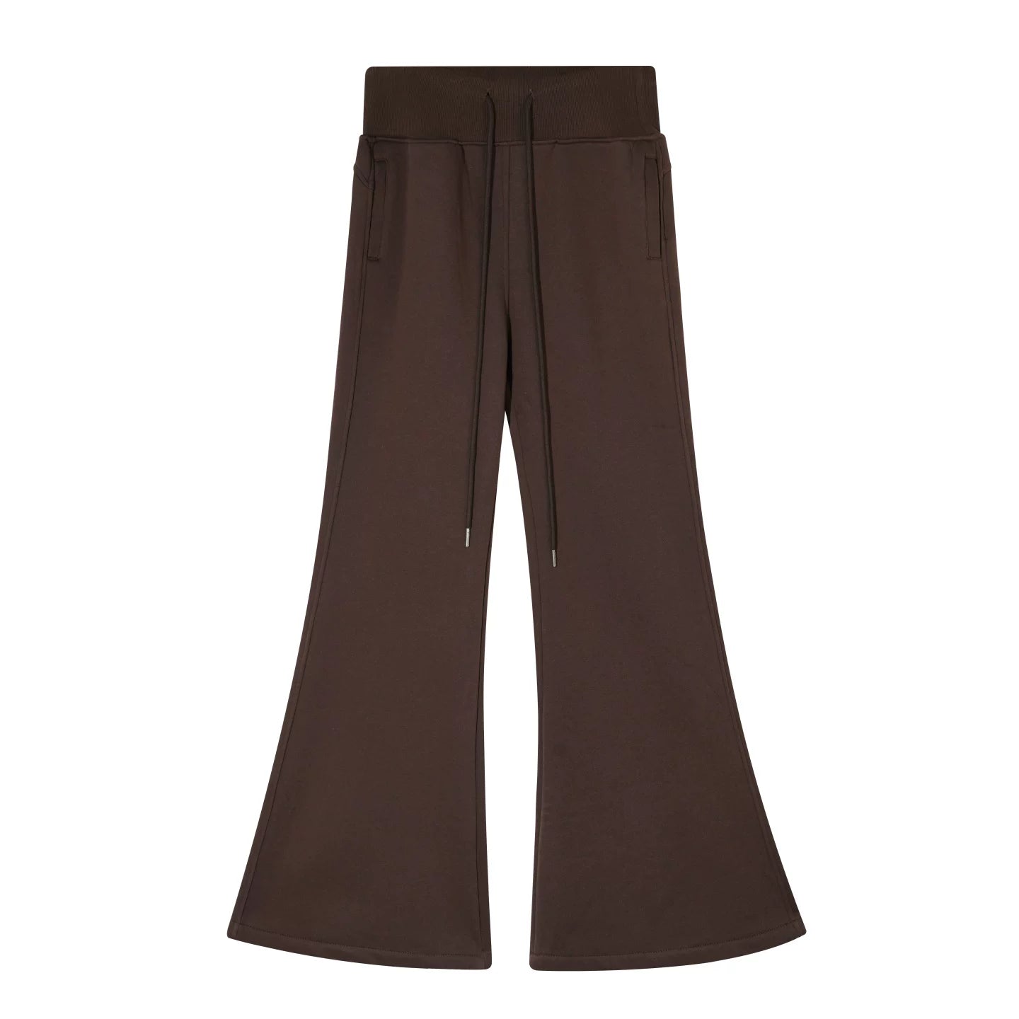 Fleece-Lined Flared Casual Pants