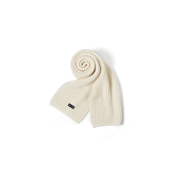Korean Version Warm and Versatile Thickened Waffle Scarf