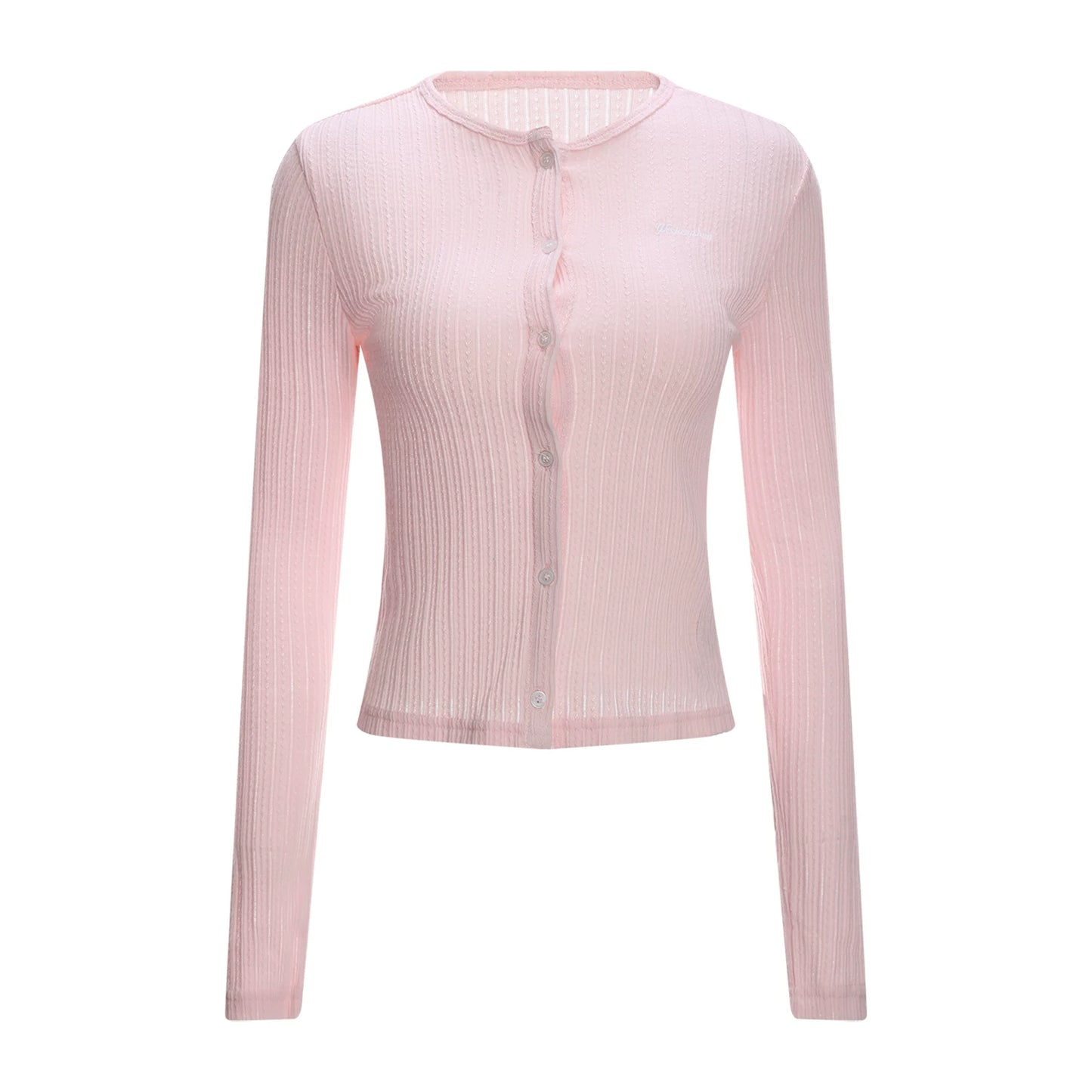 Cut Out Jacquard Knit Matching Set