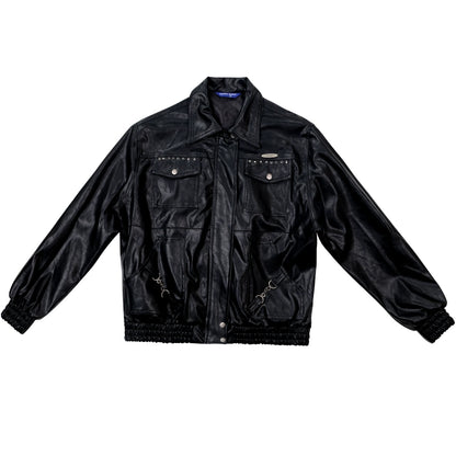 American PU leather jacket