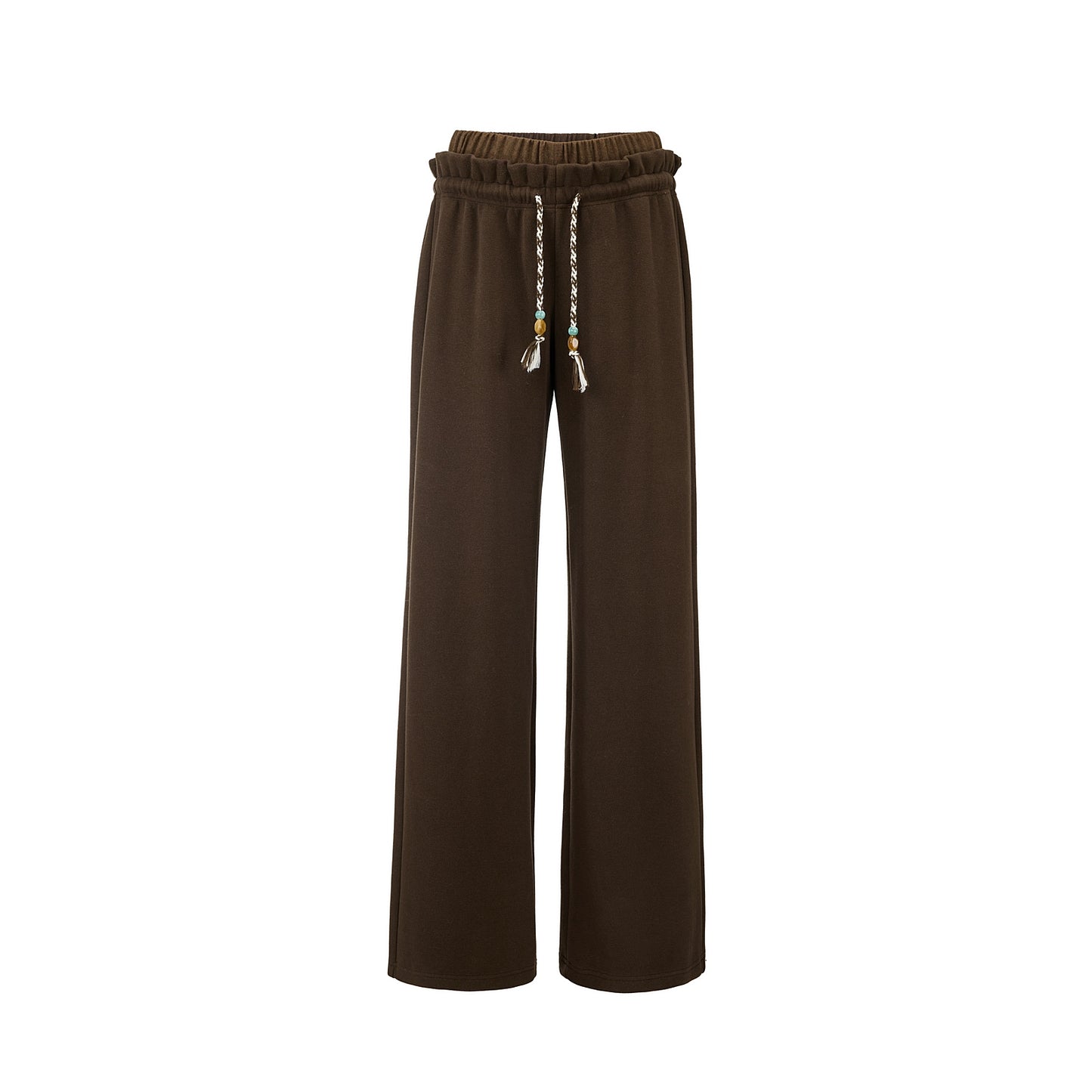 Double Waist Splicing Slim Slacks