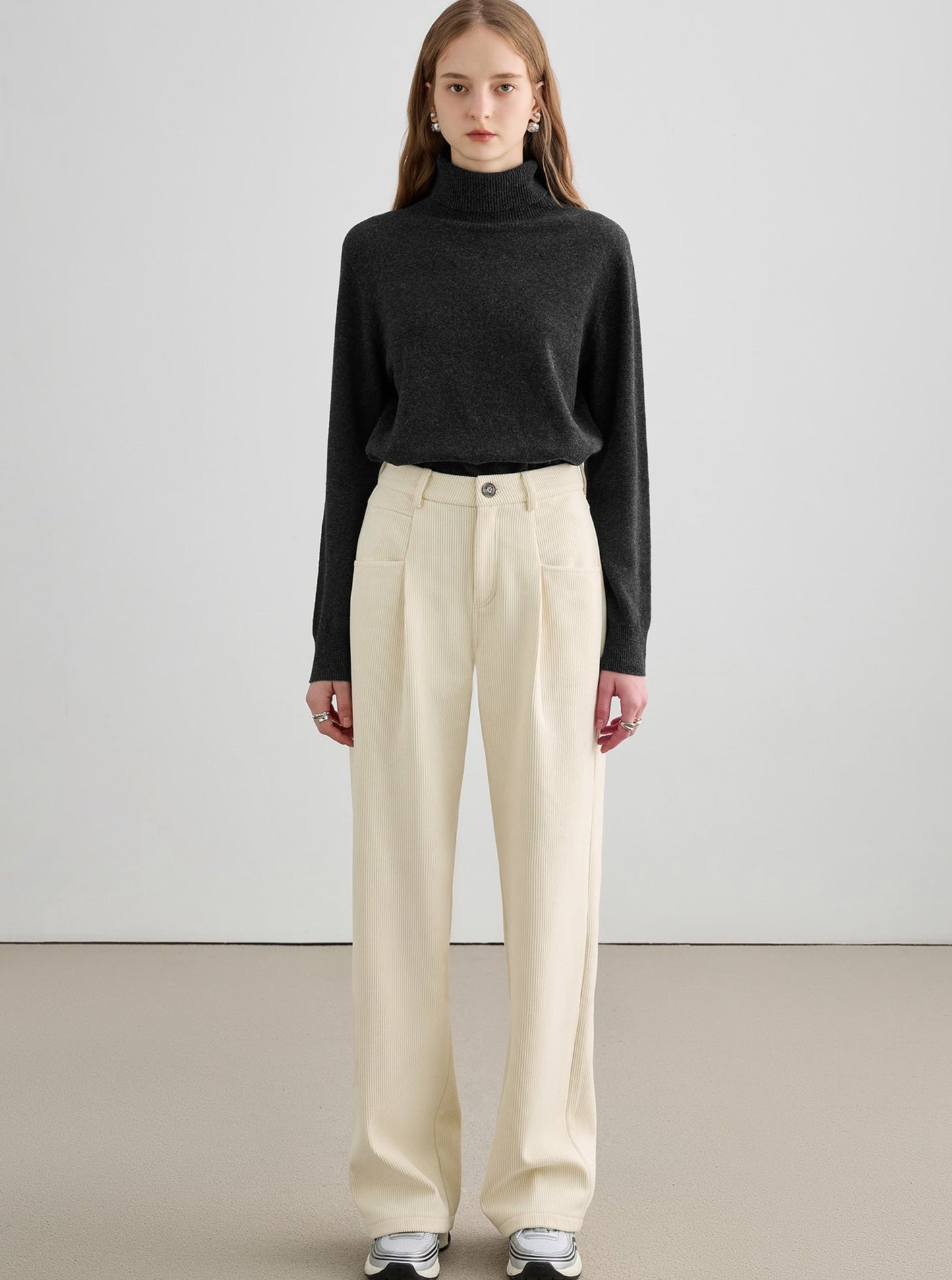 Loose Straight Wide-leg Pants