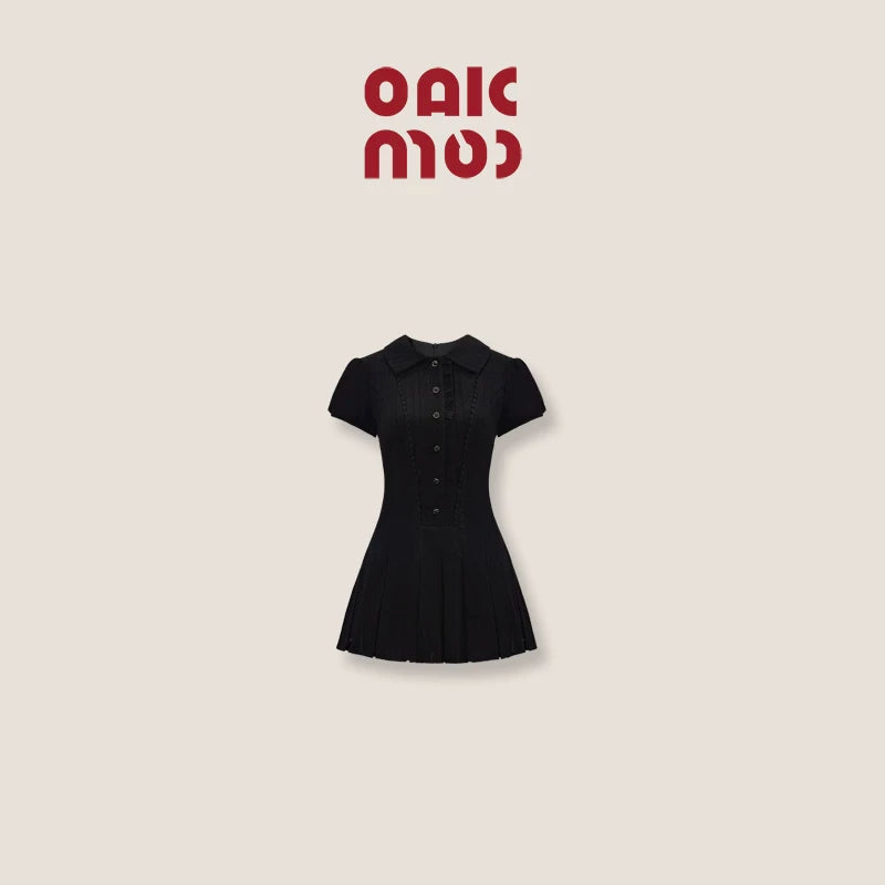College Style Hot Girl Tea Break Dress
