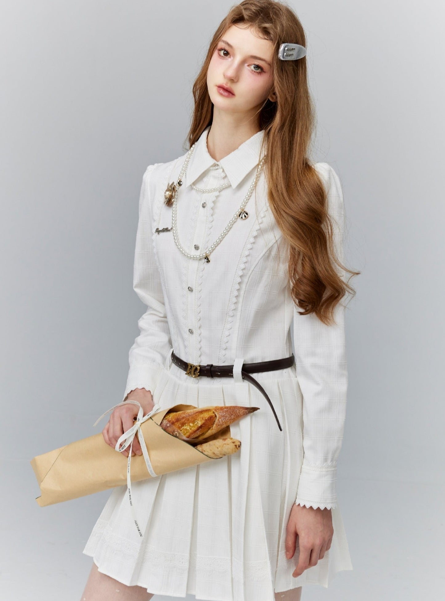 White French shirt dress