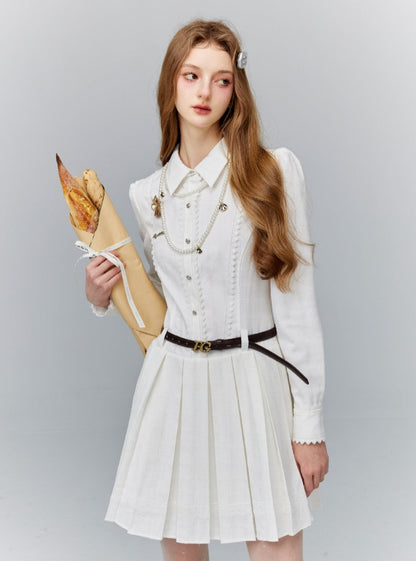 White French shirt dress