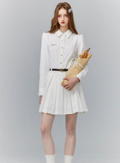 White French shirt dress