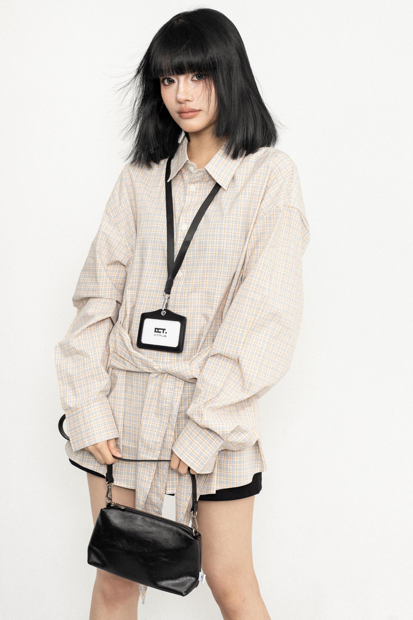 Casual Lace-up Design Shirt