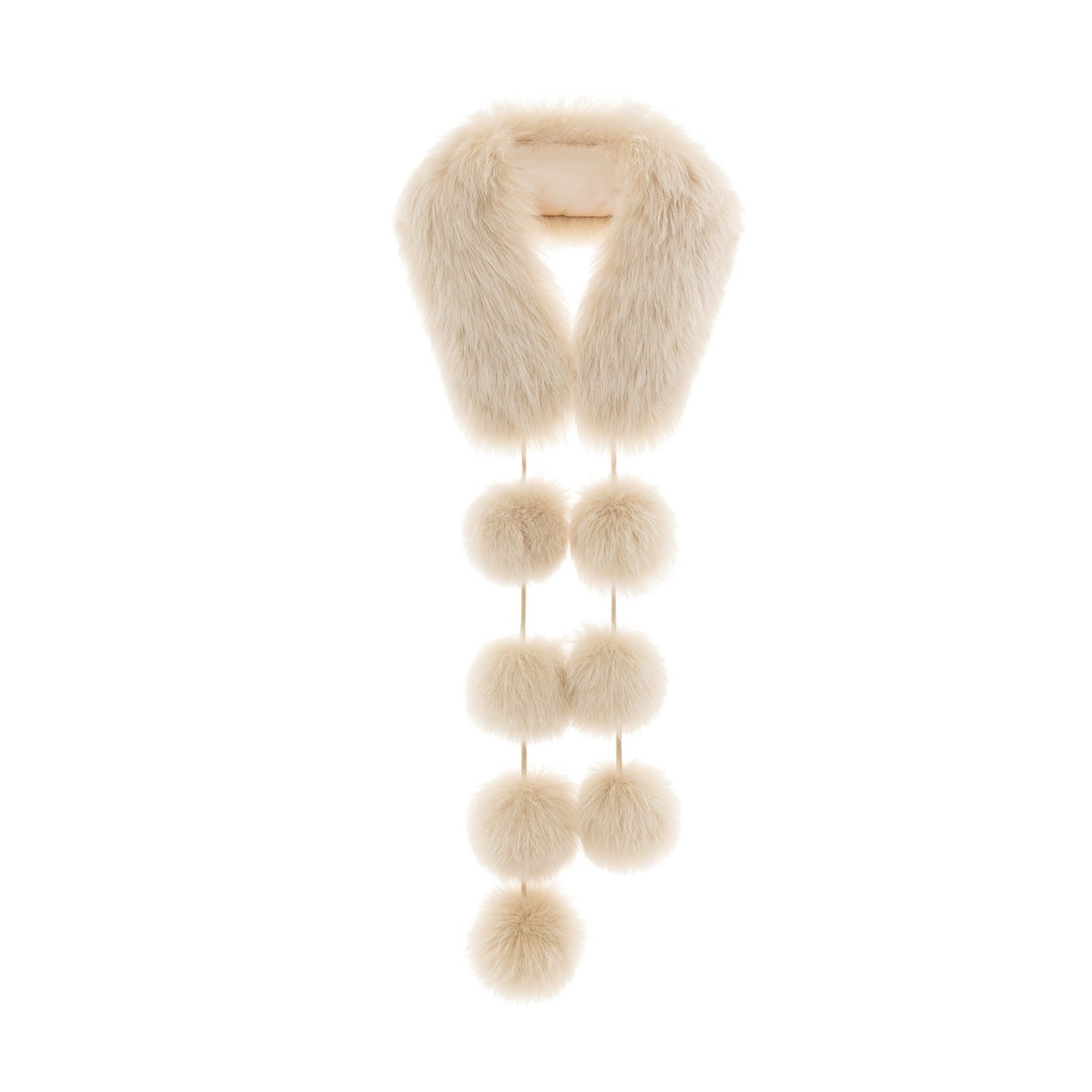 Real Fox Fur Collar Scarf