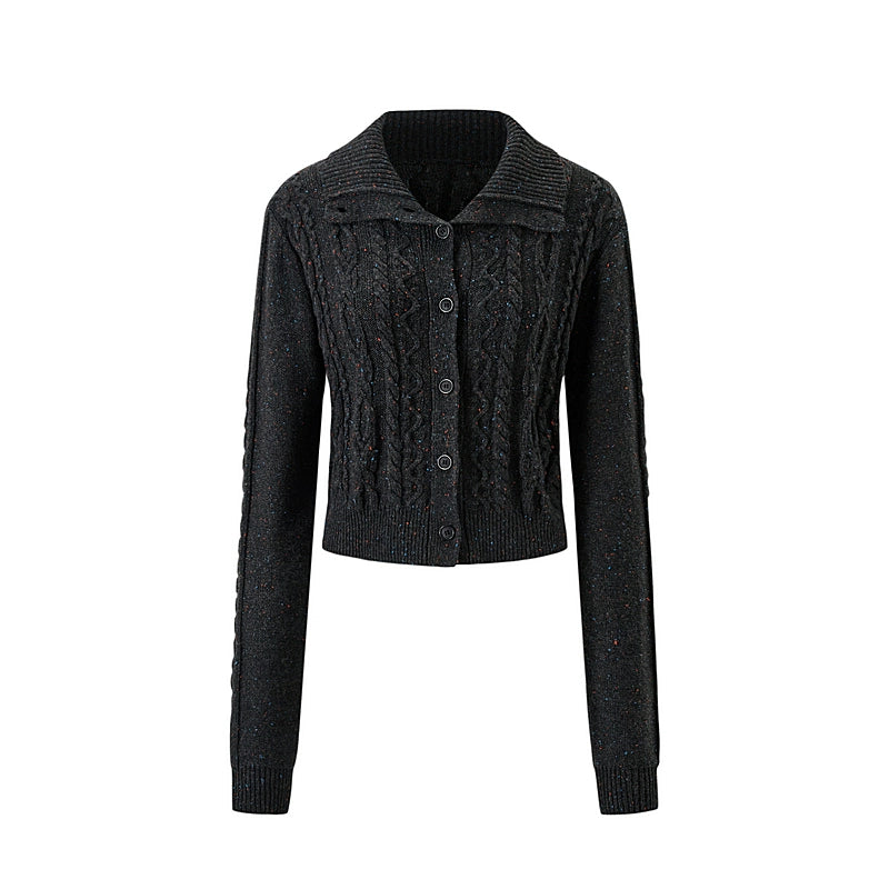 Lapel Knitted Sweater