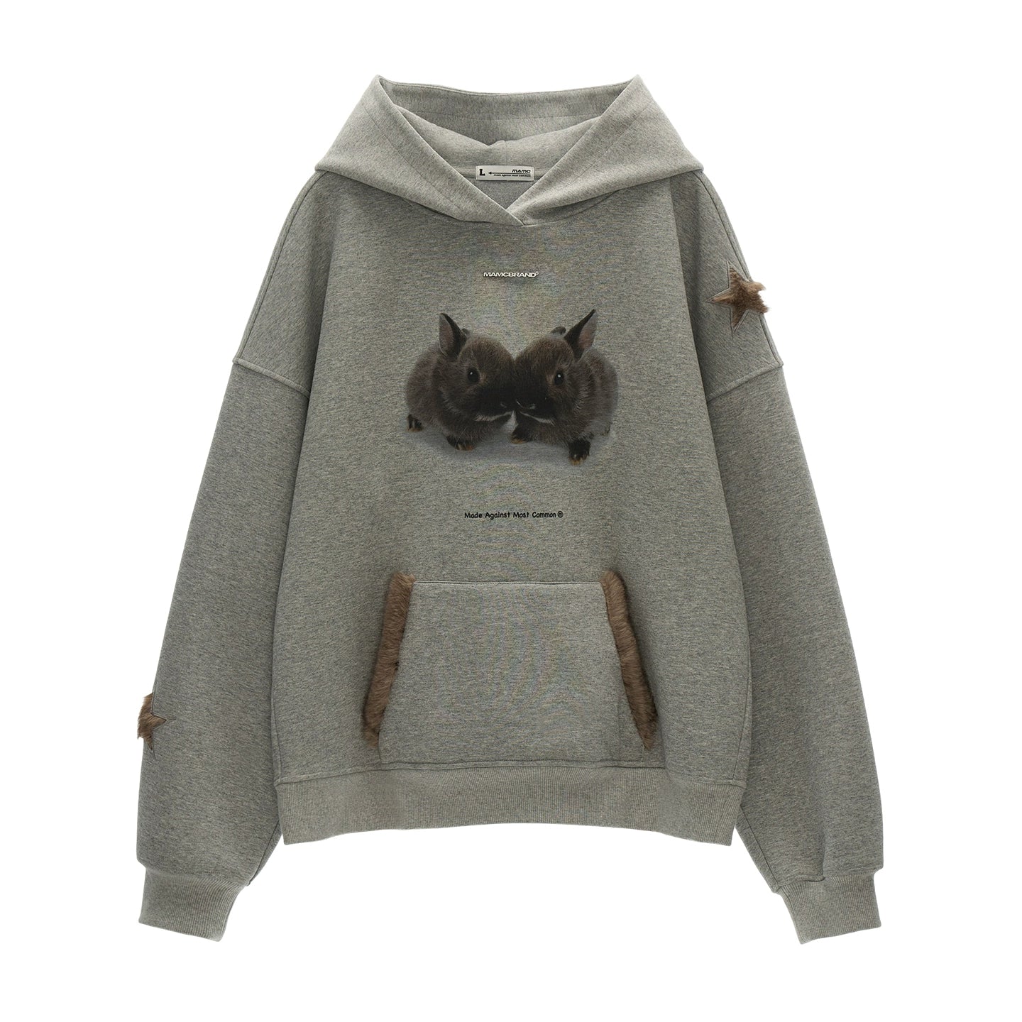 Star Rabbit Hooded Sweatshirt